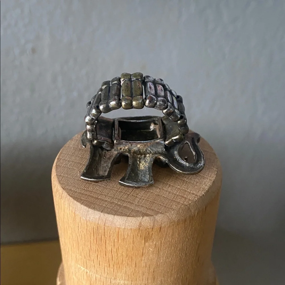 Park Lane stretch two tone elephant ring